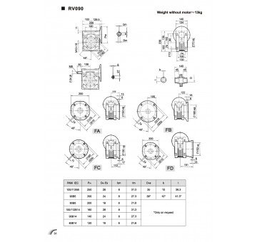 чертеж NMRV090-80-80B5