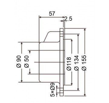 чертеж XUH050/L