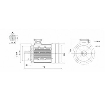 чертеж MS112M2-6 (3.0/1000) IM3081